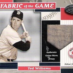 2002 Leaf Certified Fabric of the Game 26DY Ted Williams/39