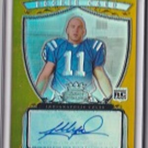 2007 Sterling Gold Refractor Anthony Gonzalez Auto