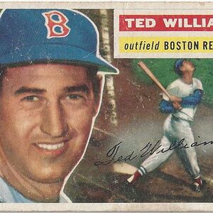 1956 Topps 5A Ted Williams GB