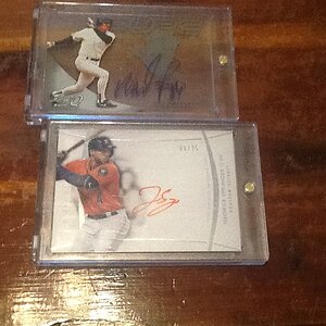 Wade Boggs and George Springer Autos