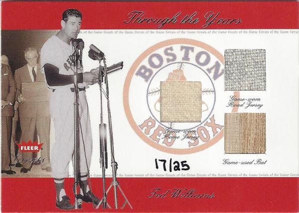 2002 Greats of the Game Through the Years Level 3 16 Ted Williams