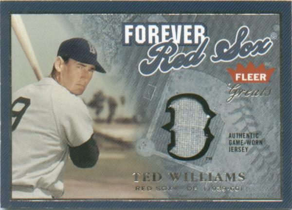2004 Greats of the Game Forever Game Jersey Logo TW Ted Williams