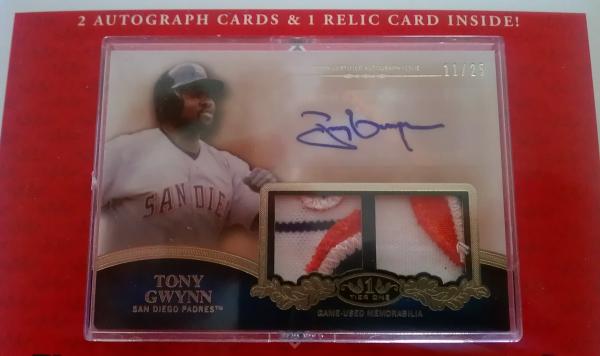 2012 Topps Tier One Tony Gwynn Auto Patch

** This card has been sold **